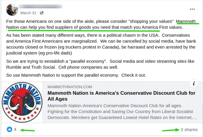 mammothnation Facebook Review