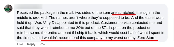 Meetreindeer Facebook Comment